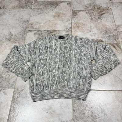 Suéter De Colección Años 90 Y2K Roundtree & Yorke Pequeño Para Hombre Tejido 3D Texturizado Grueso Foto 1 de 4