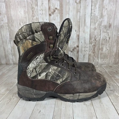 RedHead Mens 10 600g Insulated Waterproof Hunting Boots Camo Leather Brown - Image 1 of 4