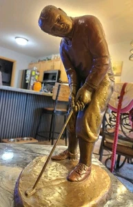 1983 Austin Skulpturen Bobby Jones "ON THE GREEN" vom Künstler Theodore Degroot - Bild 1 von 8