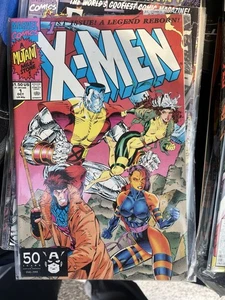 X-Men Vol 1 #1 Variante Cubierta 1B Marvel Comics Octubre 1991 Jim Lee Claremont - Imagen 1 de 2