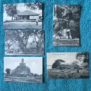 5 Ansichtskarten Ceylon, Sri Lanka, Rasthaus, Polonnaruwa, Löwenmaul, Lot A46 - Bild 1 von 7