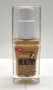 NEW Covergirl Vitalist Healthy Elixir Foundation SPF 20-745 WARM BEIGE - Picture 1 of 2