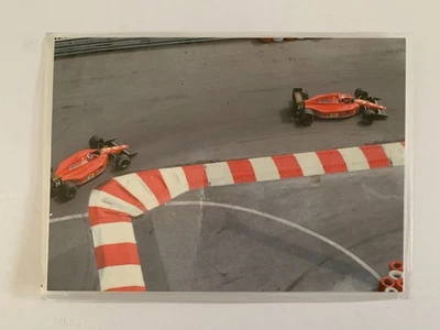 CARTE PHOTO 1991 MONACO - JEAN ALESI - FERRARI - Photo 1/2