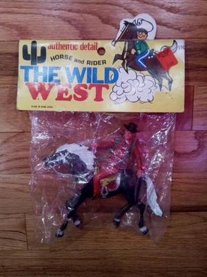VINTAGE    TIM MEE  20 PC COWBOYS AND  INDIANS PLAYSET PLUS WILD WEST FIGURE - Image 1 of 4