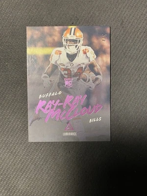 Ray-Ray McCloud 2018 Luminance Pink Rookie SSP /5 - Image 1 of 2