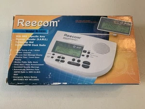 Reecom R-1650 NWS Weather Alert Alarm Clock Radio w/ Box & Adapter (Tested) - Picture 1 of 4
