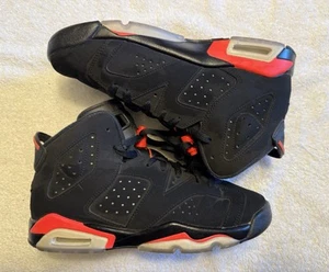 Air Jordan 6 nero infrarossi giovanile taglia 6 anni 384665-060 - Foto 1 di 7