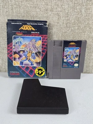 Mega Man (Nintendo Entertainment System, 1987) NES Game And Box Tested No Manual - Image 1 of 4