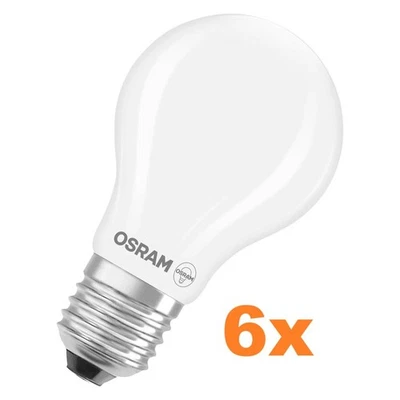 6er Set OSRAM LED E27 LED Glühbirne 8W wie 75W neutralweiß - Bild 1 von 4