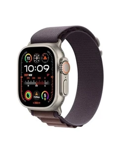 Apple Watch Ultra 2 49mm Titanium Indigo Alpine Loop L New - Photo 1 sur 6