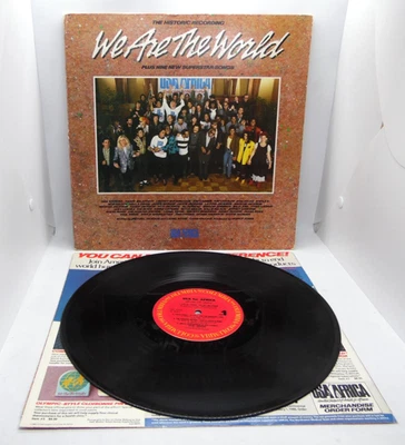 The Historic Recording We Are The World Vinyl Record w/ inner sleeve 1985 - Image 1 of 4