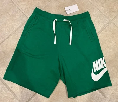 Pantalones Cortos Nike Sportswear Alumni Suave Terry Francés DX0502-365 Kelly Verde Para Hombre L Foto 1 de 4