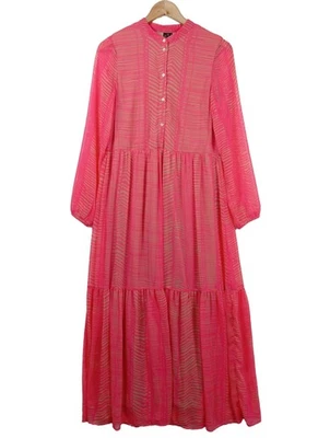 VERO MODA Vestido camisero Mujeres Vestido Talla EU 36 rosa-blanco puro - Imagen 1 de 4