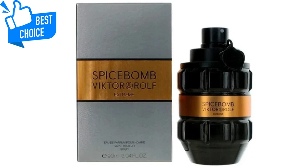Spicebomb Extreme de Viktor & Rolf 3,04 oz Eau De Parfum Colônia Masculina Nova Na Caixa - Imagem 1 de 1