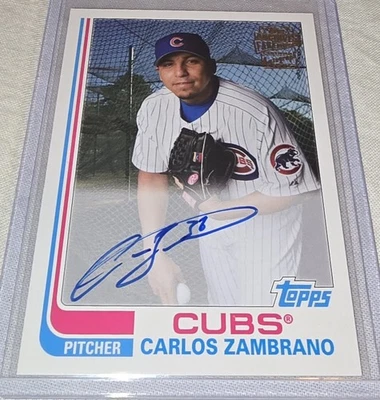 2021 Topps Archives Carlos Zambrano Fan Favorites Auto #FFA-CZ Cubs - Image 1 of 4