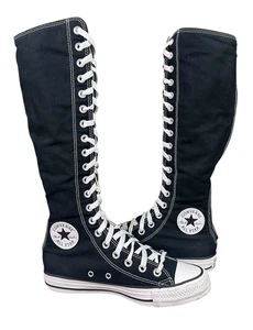 Sneakers Converse All Star XXHi Chuck Taylor stringate al ginocchio con cerniera donna 7 - Foto 1 di 10