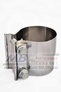 2" Formed Clamp Stainless Steel Exhaust Downpipe Turbo Race MBS  - Picture 1 of 3