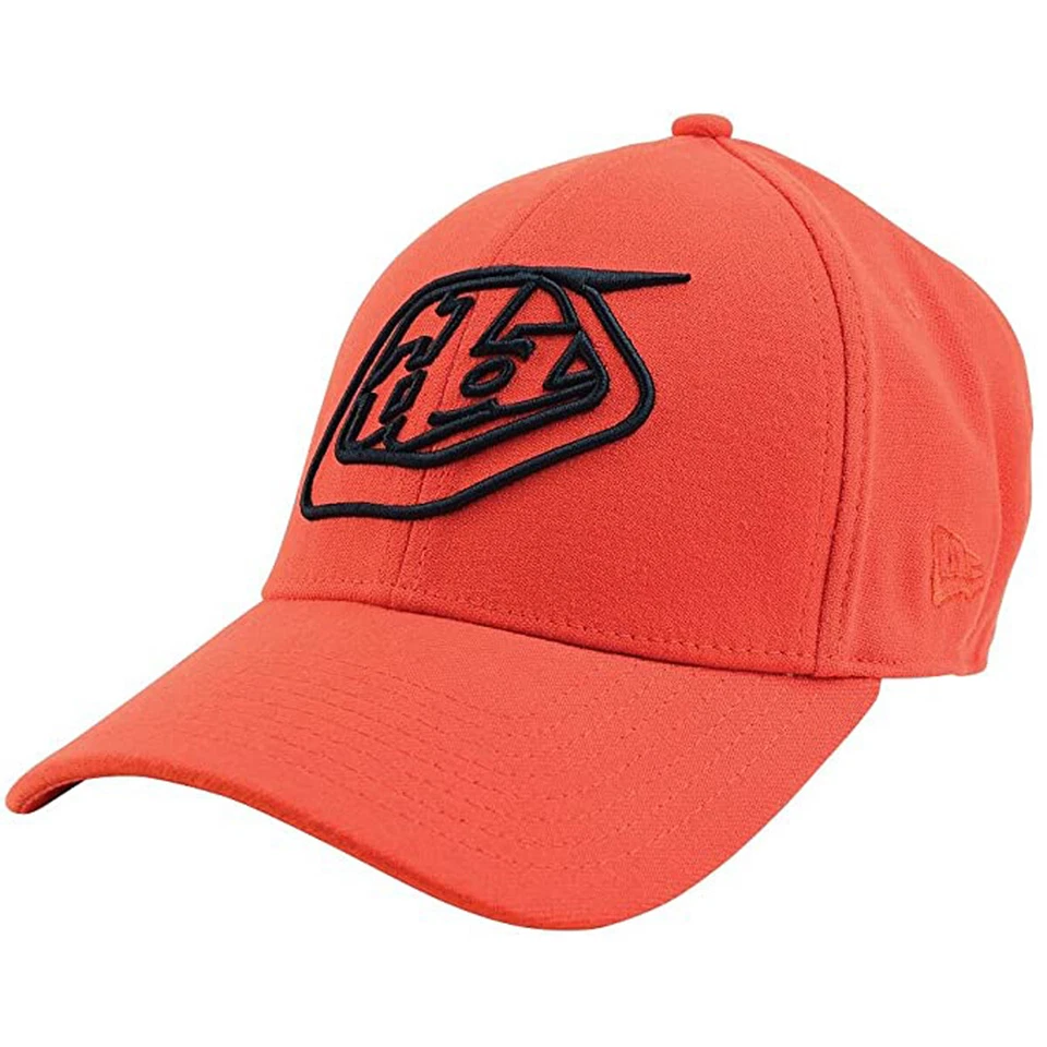 Gorra de béisbol ajustada Troy Lee Designs TLD New Era MX naranja/negra para hombre S/M Foto 1 de 1