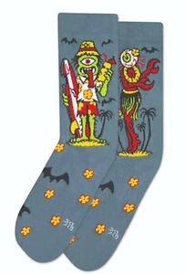 Thomas Fernandez Design Socks by Gumball Poodle Unisex Crew Socks Statement Sock - Picture 1 of 8