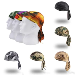 Camouflage Beanies Hat Elastic Breathable Outdoor Cap Hip Hop Knitted Cap Unisex - Picture 1 of 33