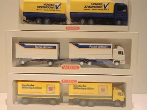 Wiking HO 598, 573, 570, transportista de aves, Riedel de Haen, expediente de muebles alemán. (C - Imagen 1 de 3