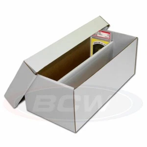 Caja de zapatos con clasificación BCW contiene más de 300 cargas superiores de 3x4 o 100 tarjetas con clasificación - Imagen 1 de 1