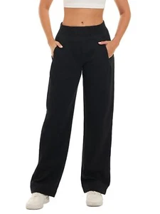 HOdo 32"/34" Inseam Womens Tall Sweatpants Fleece Joggers for Women Wide Leg ... - Picture 1 of 7