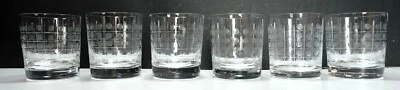 6x Gral Glas Whiskey Glas  Tumbler  60er  Höhe 8cm - Bild 1 von 4