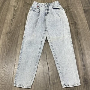 Vintage Bugle Boy Special Forces Acid Wash Jeans Size 9 Blue - Picture 1 of 9