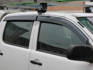Injection Weather shields Visors weathershield to suit Toyota Hilux 2005-2014 - Picture 1 of 5
