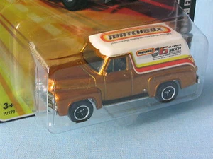 Ford F100 1955 Matchbox furgoneta con paneles MCCH convención dorada 2008 sexta reunión - Imagen 1 de 1