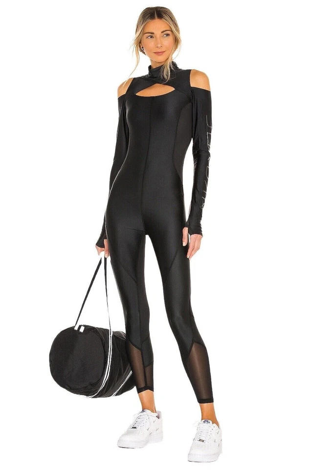 Nike Jordan Women Future Primal Catsuit Jumpsuit - DA4582 - Black 010 - XS -