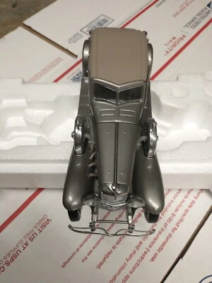 FRANKLIN MINT 1933 DEUSENBERG SJ VEINTE GRANDES PLATA 1:24 COCHE FUNDIDO A PRESIÓN B11PW73 Foto 1 de 4