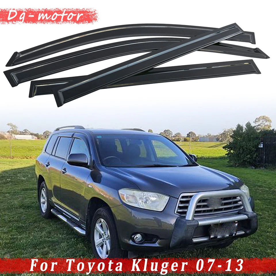Window Visors for Toyota Kluger 07-13 Weather Shields Weathershields - image 1 of 4