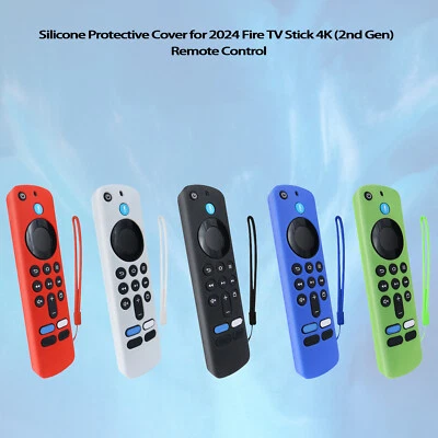 Soft Silicone Case Housing for Fire TV Stick 4K (2nd Gen) Remotes Non Slip Shell - Image 1 of 4
