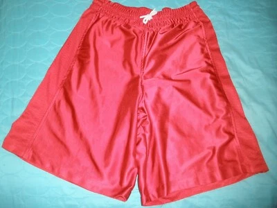 #A Pantalones Cortos PARA HOMBRES M Rojo Satén Malla Russell Athletic Foto 1 de 4