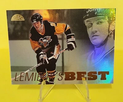 1995-96 Leaf Lemieux's Best Mario Lemieux #1 HOF - Imagem 1 de 2