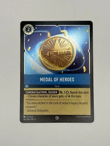 Disney Lorcana Shimmering Skies Medal Of Heroes 165/204 lámina fría - Imagen 1 de 2