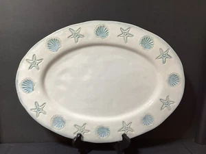 HOME STUDIO SHORELINE Collection Large Platter 18" (B054-012025-4.99e) - Picture 1 of 2