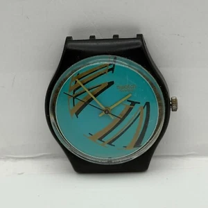 33mm Vintage 1989 Swatch GB125 Figueras Watch UNTESTED PARTS REPAIR - Picture 1 of 14