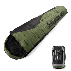 Schlafsack Mumienschlafsack Ultraleicht Deckenschlafsack Camping für Erwachsene - Bild 1 von 55