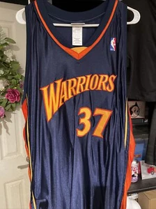 Golden State Warriors Reebok NBA Authentic Nick Van Exel Jersey Size 52 /XXL - Picture 1 of 13