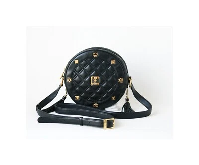 Auth MCM Black Quilt Leather Tambourine bag - Image 1 of 4