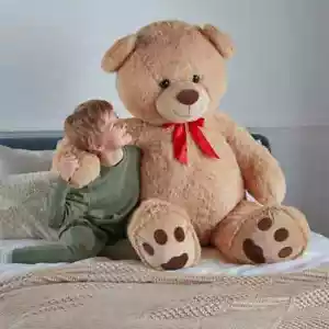 150cm Standing Billy the Brown Big Giant Teddy Bear Cuddly Stuffed Toy Gift - Picture 1 of 6