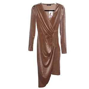 Pretty Garden Dress Women's Size S NWT Sparkly Velvet Long Sleeve Party Dress - Picture 1 of 13