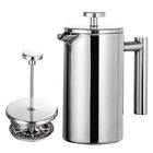350ml/800ml/1000ml French Press Coffee Maker Stainless Steel Double Walled F8H1