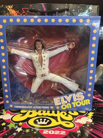 NECA Elvis Presley On Tour Live 1972 Commemorative 7" Action Figure NEW IN BOX Cover
