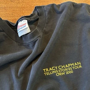 Vtg 2000 Tracy Chapman CREW Fast Car Band Concert Shirt Telling Stories Tour XL - Picture 1 of 13