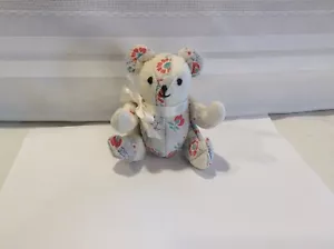 Vintage Patchwork Quilt Stuffed Handmade Bear - Picture 1 of 9