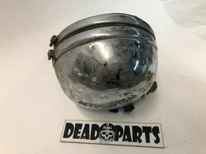 Harley chrome Guide 2 terminal headlamp headlight bucket assembly look - Picture 1 of 7